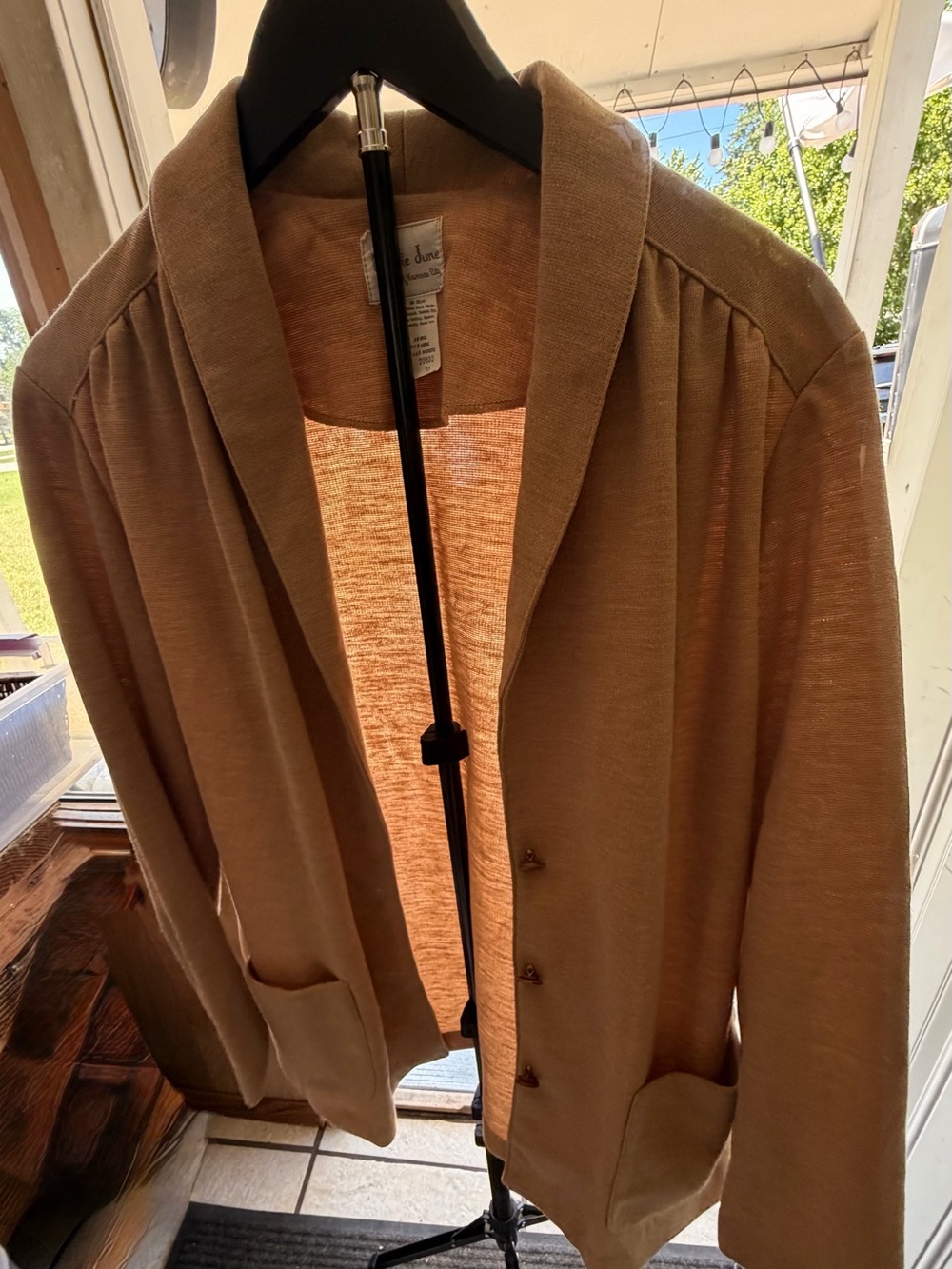 Bobbie June Lightweight Peach-Tan Jacket